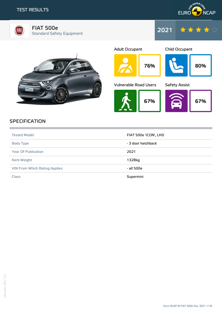 Fiat 500e Euro NCAP datasheet - Dec 2021.pdf