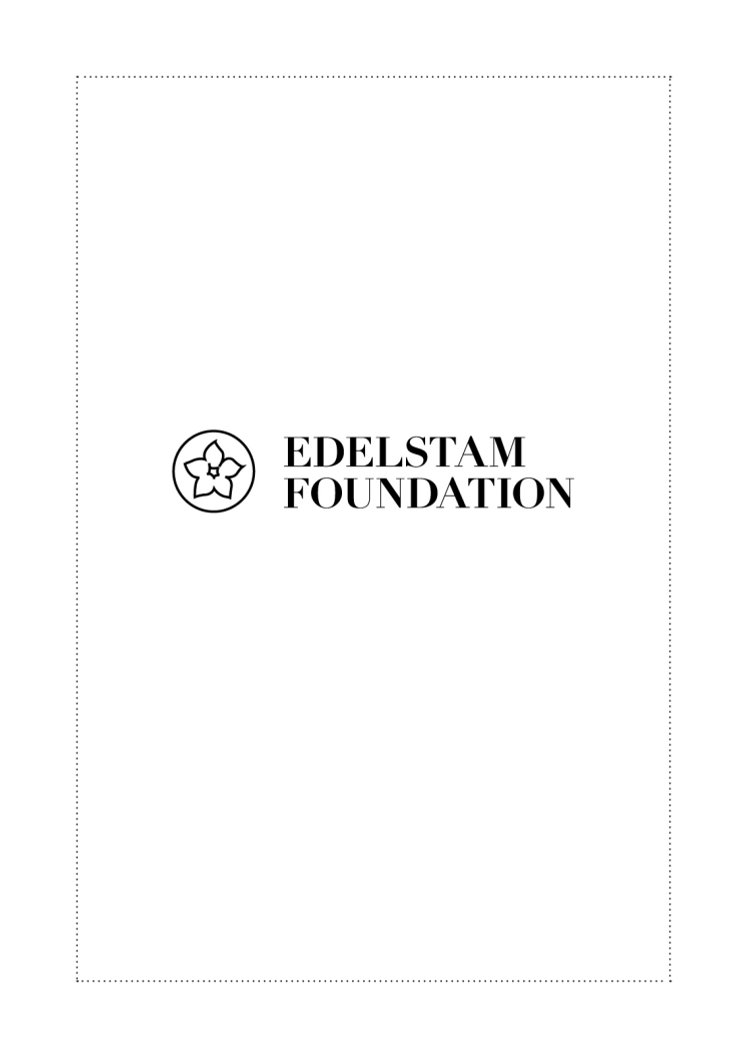 Brochure Edelstam Foundation