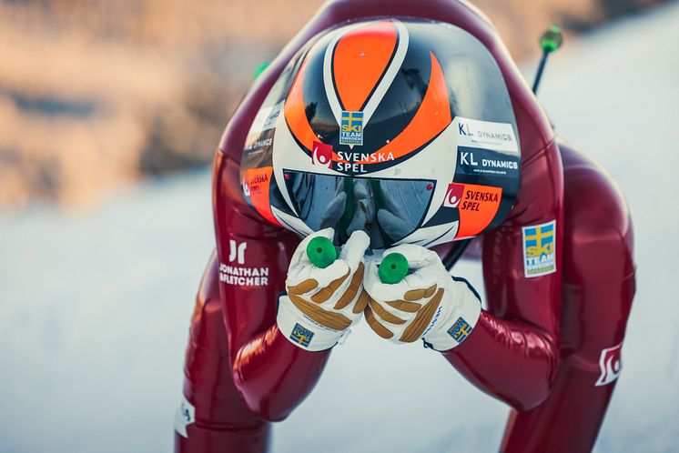 Speedskiåkaren Mats Abrahamsson, Väst Alpin.