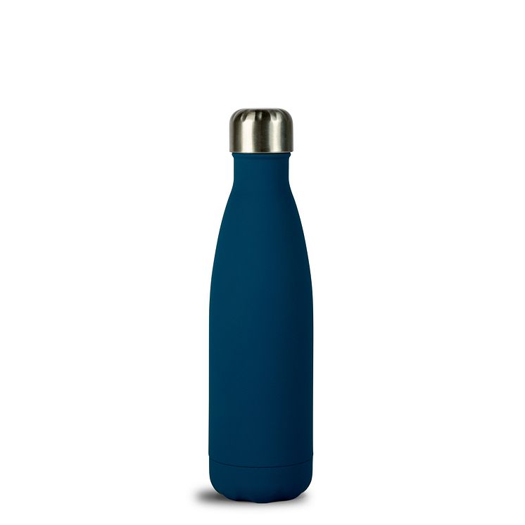 Steel bottle, blue - sagaform aw21