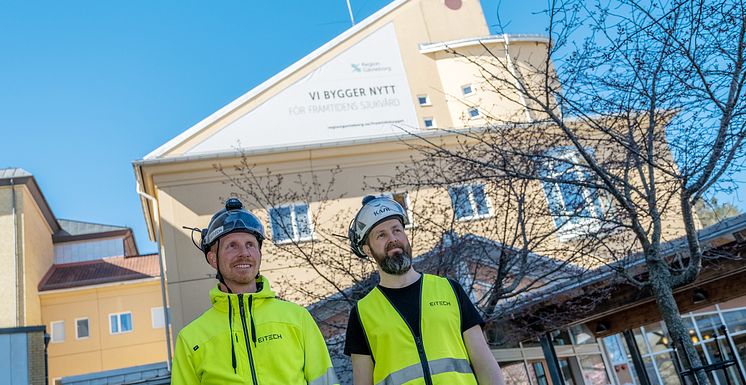 Eitech får utökat förtroende i utbyggnaden av Hudiksvalls sjukhus