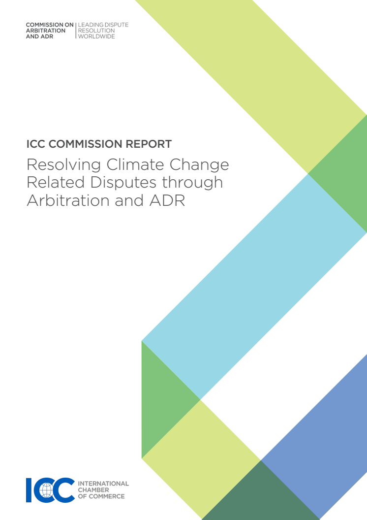 Resolving Climate Change Related Disputes through Arbitration and ADR