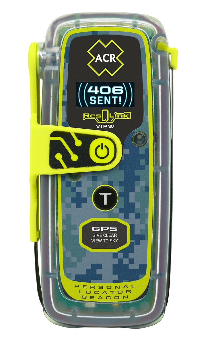 Hi-res image - ACR Electronics - The new ACR Electronics ResQLink View Personal Locator Beacon with Optical Display Technology, with new ResQLink Skin