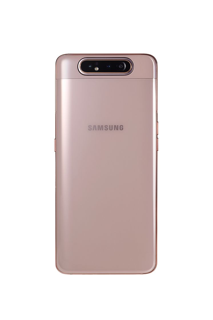 Galaxy A80_Angel_Gold_back_with_camera