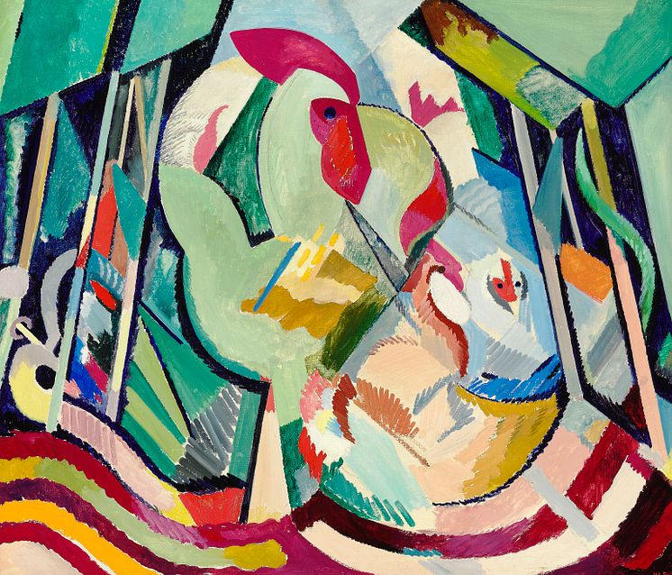 William Scharff: "Hen Painting"