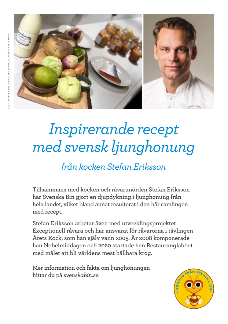 Recept med ljunghonung från Stefan Eriksson