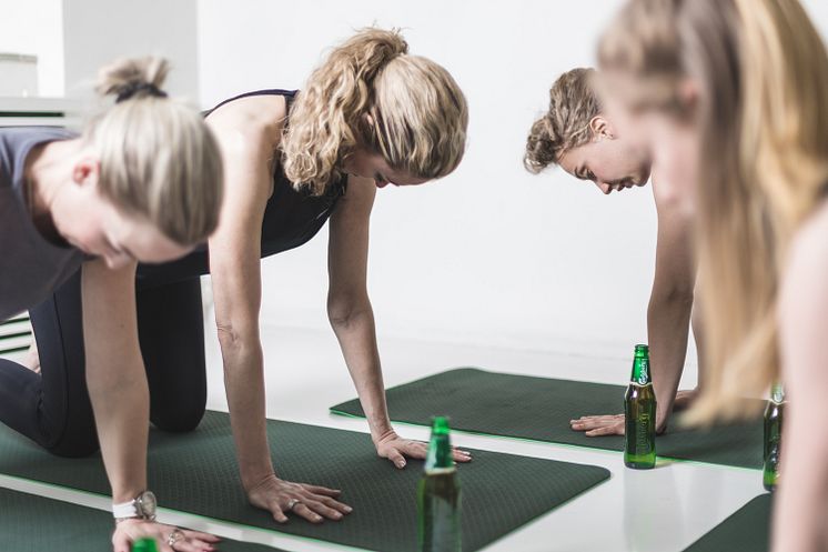 Carlsberg Beer Yoga