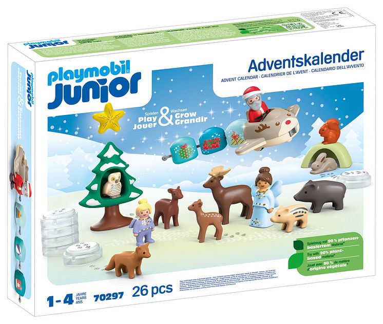 PLAYMOBIL JUNIOR-Adventskalender Schneeweihnacht (70297)