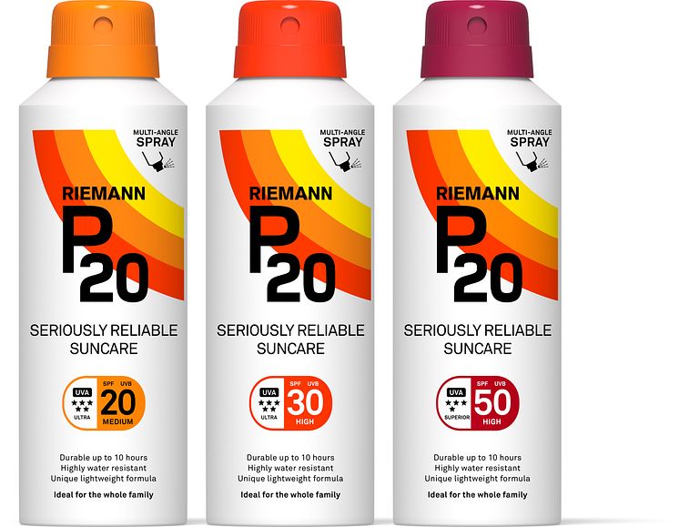 P20 Seriously reliable suncare - spf 20, 30 ja 50