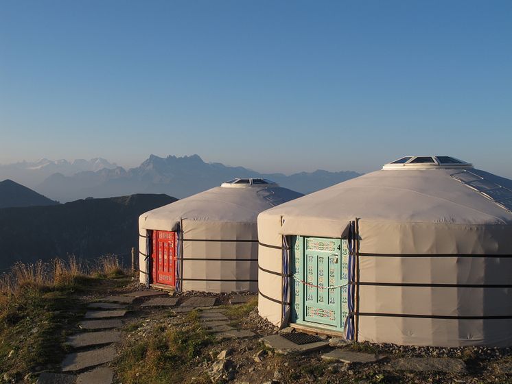 Liebesjurten auf dem Rochers-de-Naye; Copyright: GoldenPass Services