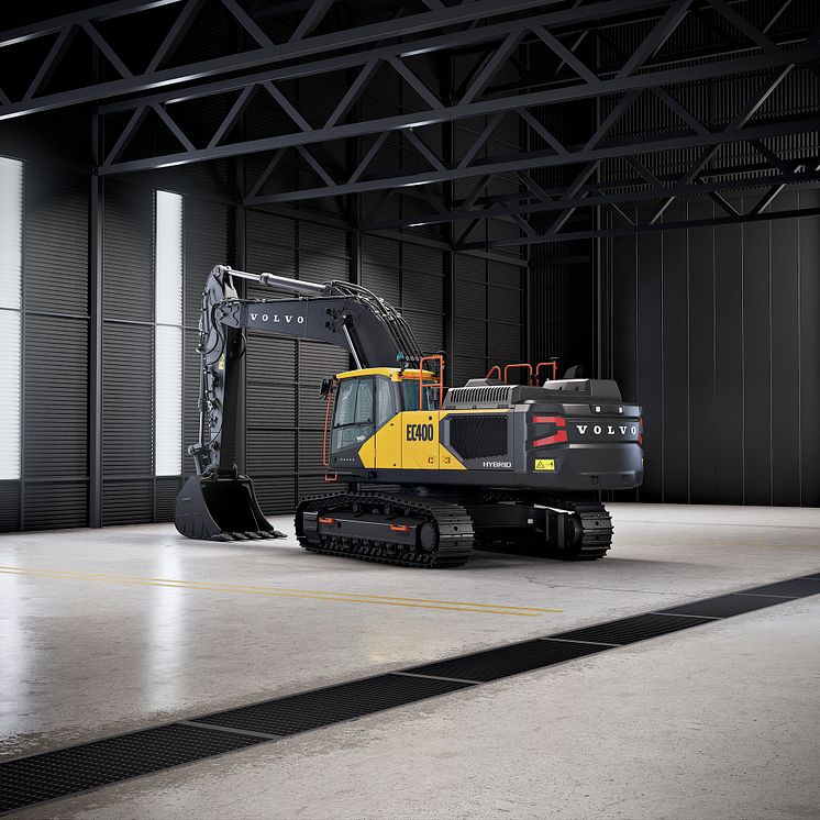 Volvo EC400 Hybrid - studiobild 