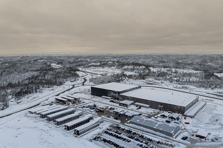 Drone picture Morrow Cell Factory December 2023