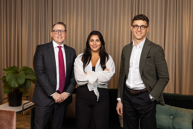 Christoffer Walljaeger, Teresa Villegas och Carl Törneman, Logicor