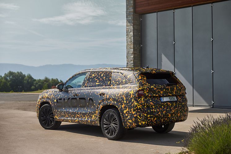 Ny Škoda Kodiaq i camouflage