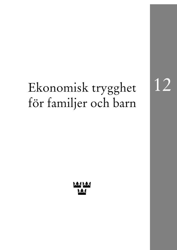 Ekonomisk trygghet för familjer och barn