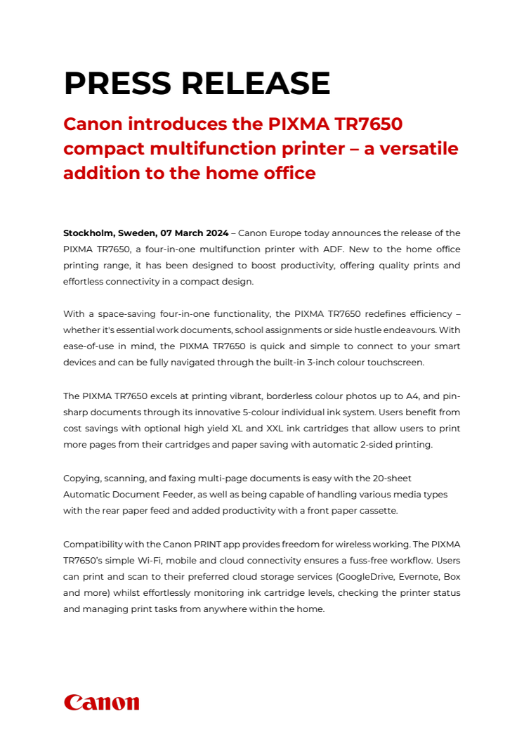 Pressmeddelande Canon PIXMA TR7650.pdf