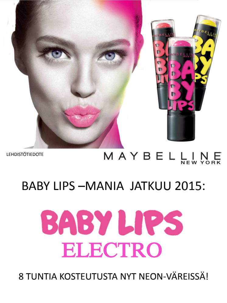 Maybelline Baby Lips Electro -huulivoiteet