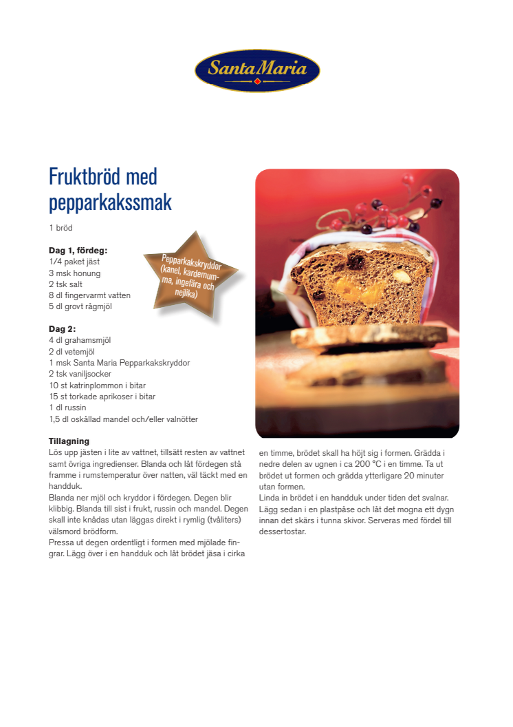 Receptfolder - Julrecept 