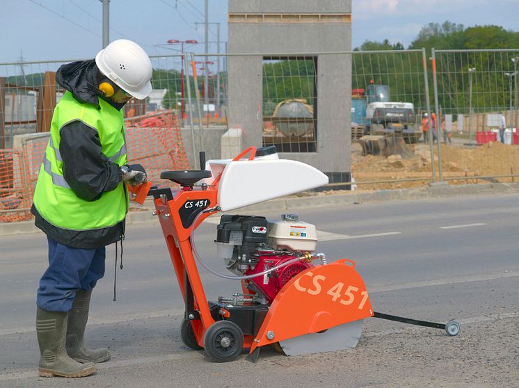 Effektiv skæring af flere forskellige materialer med én og samme diamantklinge. Anvendelse