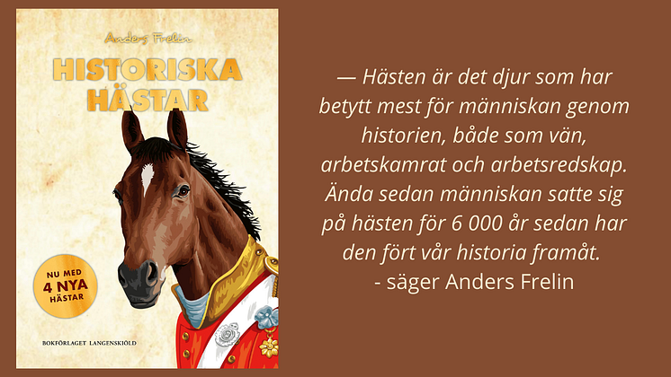 — Hästen är det djur som har betytt mest för människan genom historien, både som vän,.png