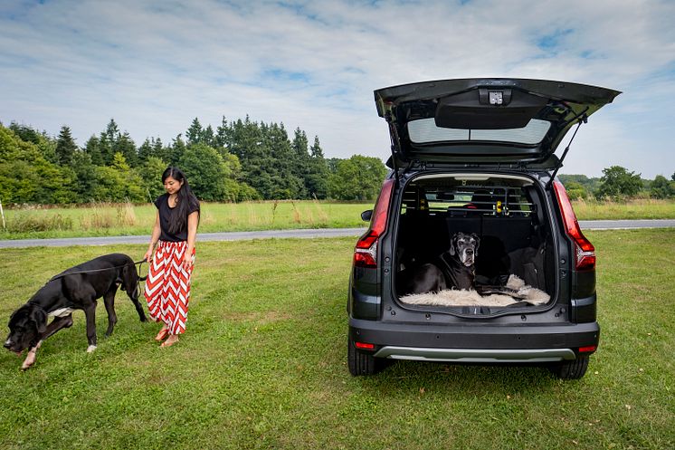 004 220815 Dacia Jogger og hunde