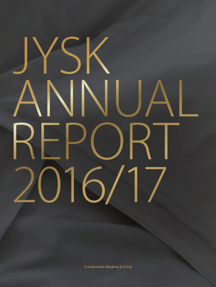 JYSK Annual Report  2016/17