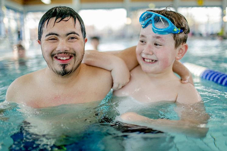 Inklusiver Schwimmkurs im Schwimmbad Südpol in Herne