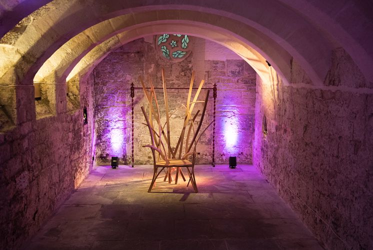 The Story Chair is available to view at Newcastle Cathedral until early October