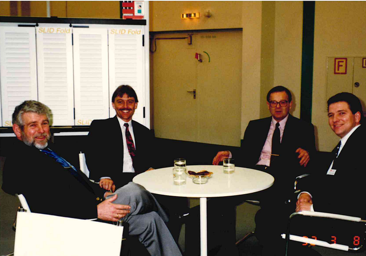 Peter Kruuse sammen med Cai Rasmussen, 2. generationsejerleder i Carl Ras.