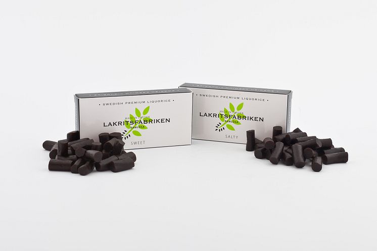 LAKRITSFABRIKEN Premium Liquorice Salty & Sweet, 40 gram