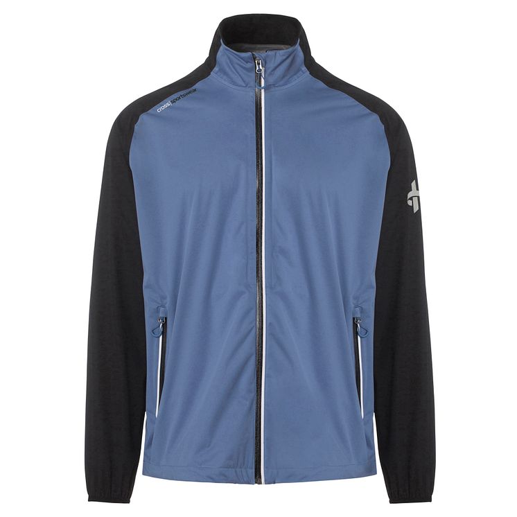 M Hurricane Jacket Bijou Blue Front - Cross Sportswear