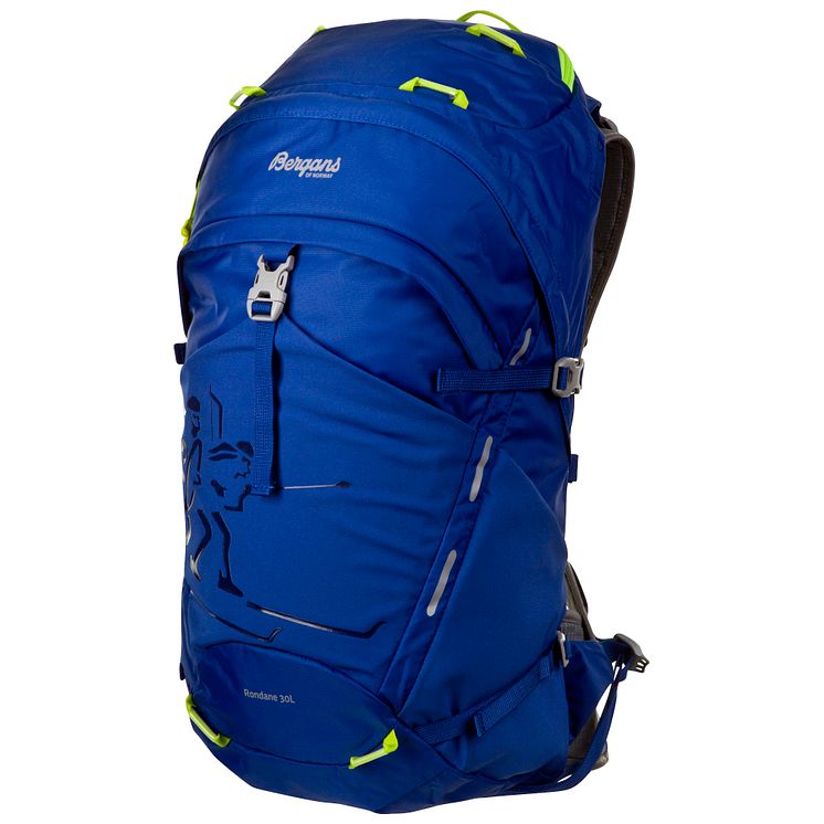 Rondane 30 L - Blue/Neon Green