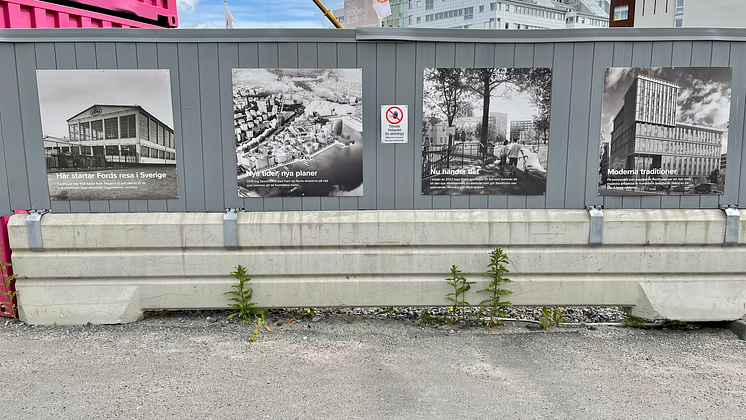 Invigning av fotoutställning i Värtahamnen