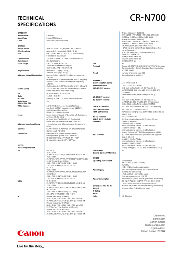 Teknisk specifikation Canon CR-N700.pdf