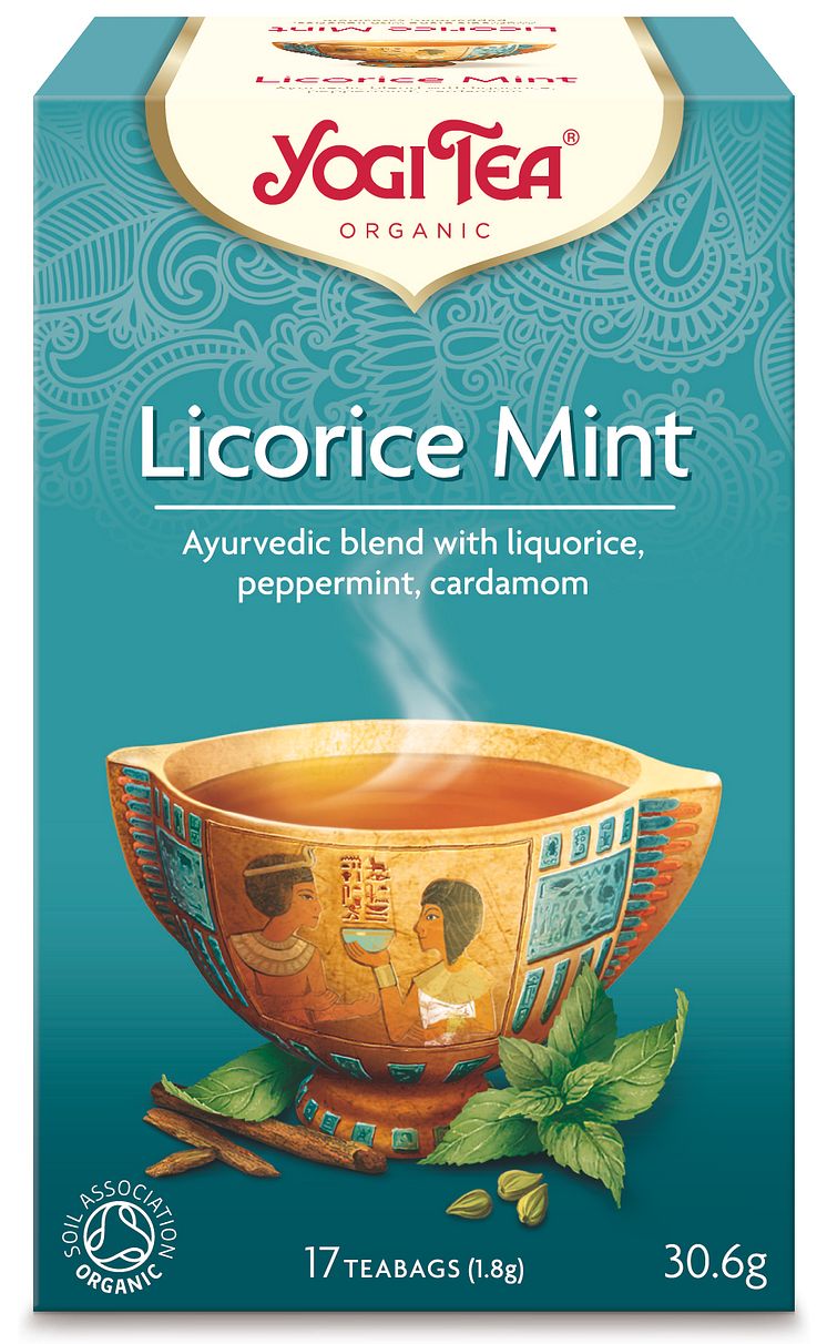Yogi Tea Licorice Mint poser økologisk
