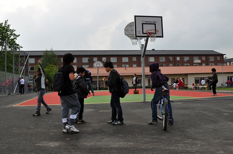 Basketplan vid Väderleken