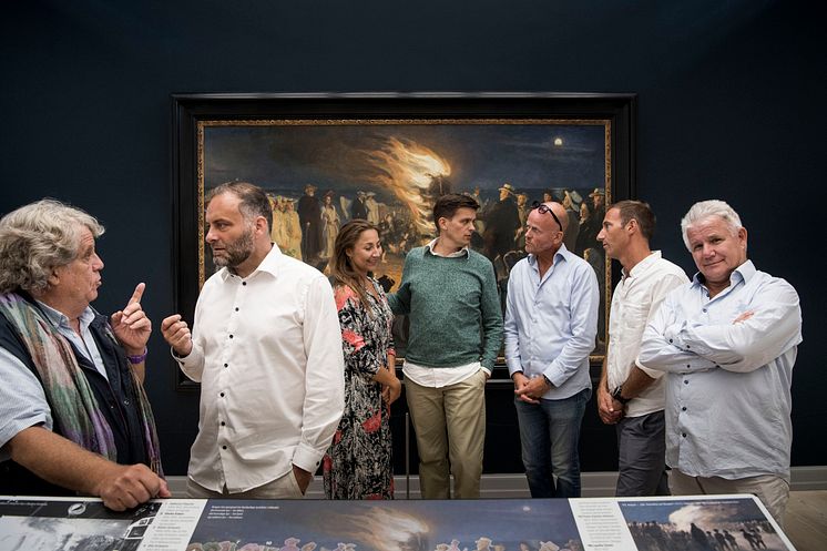 Fra venstre: Daniel Bohr, Jesper Lundgaard, Silke Biranell, Tomas Ambt Kofod, Anders Teigen, Joachim Knop og Anders Bircow