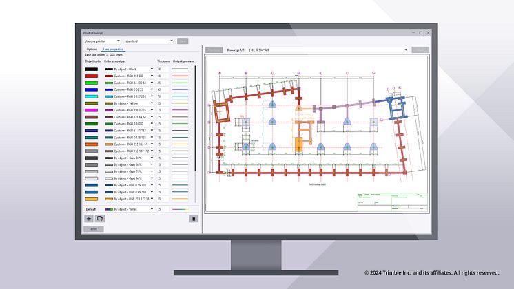 Tekla2024-TS-Better industry-standard support for drawings