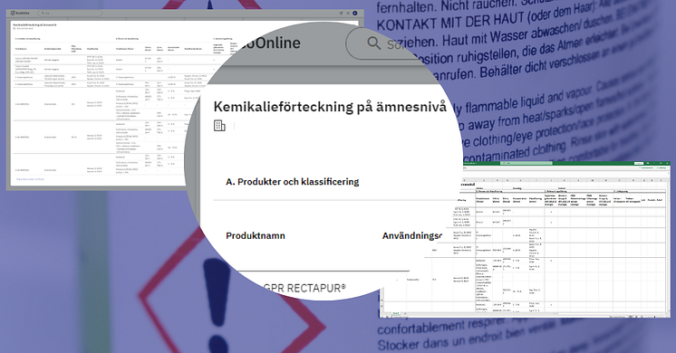 SE EcoOnline Kemikalieförteckning på ämnesnivå