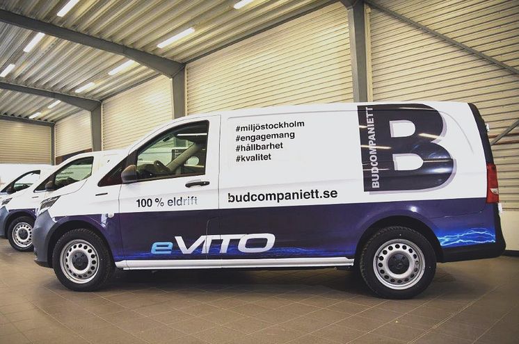 Eldrivna transportbilen Mercedes-Benz eVito 