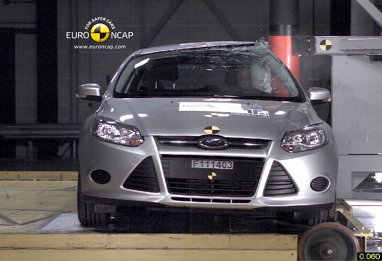 Nya Ford Focus i Euro NCAP's stolptest