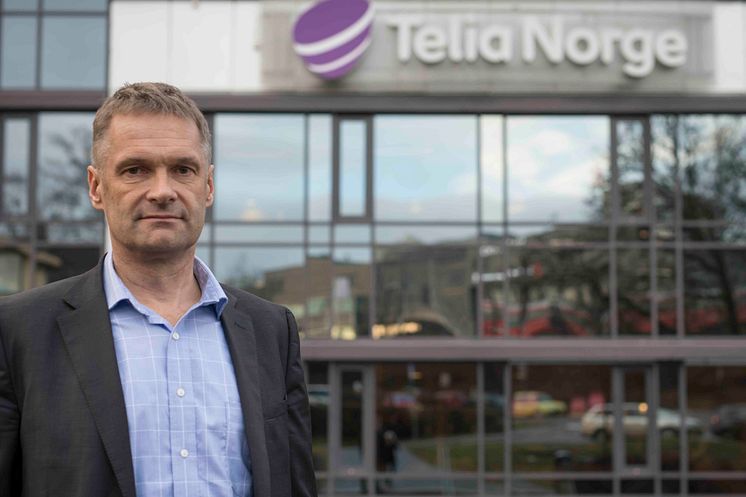 Abraham Foss, CEO i Telia Norge.