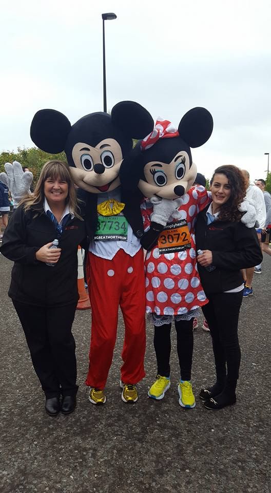 Go North East runners - Minnie Mickey