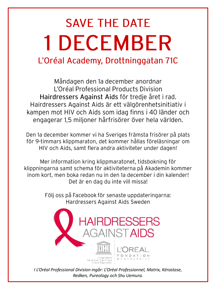Hairdressers Against Aids 1a december 2014