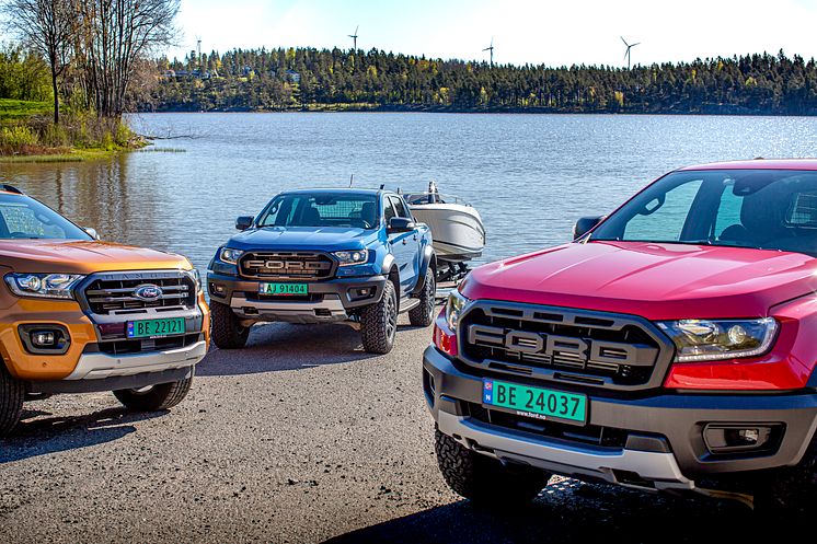 Ford Ranger Mest solgte pickup 2020