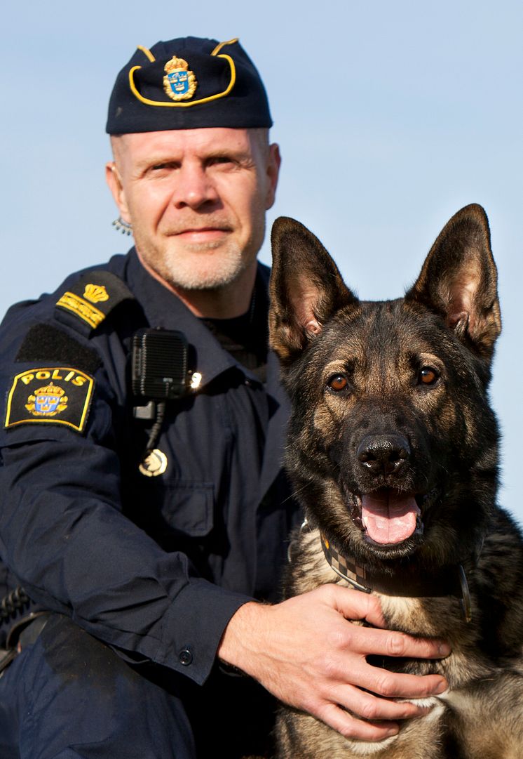 Aldo är Årets polishund 2013