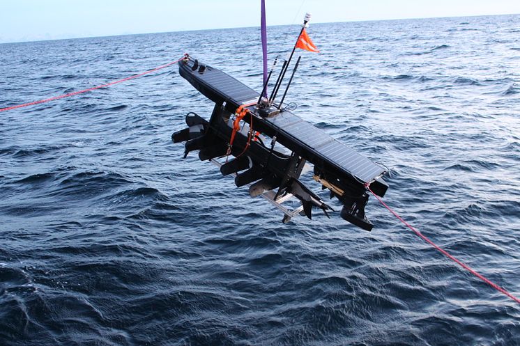 Wave glider deployment