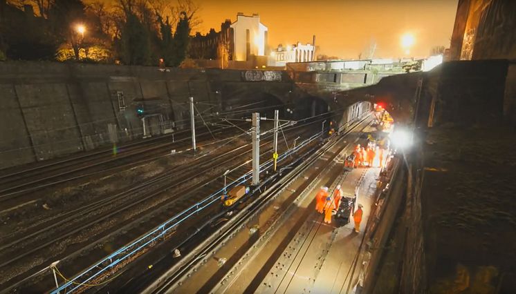 Kentish Town track upgrade
