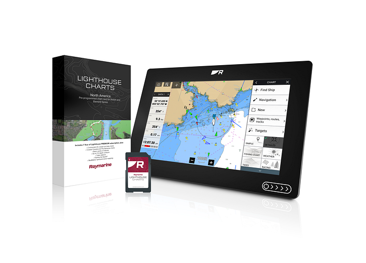 High res image - Raymarine - Axiom+ LH Charts & SD card