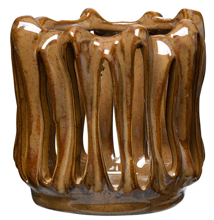 NYHET! Tea Light Holder Lava 10 cm Brown 4,99 EUR.jpg